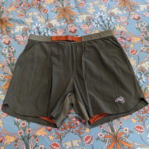 TRACKSMITH | Off Roads Lined Trail Running Shorts | Green